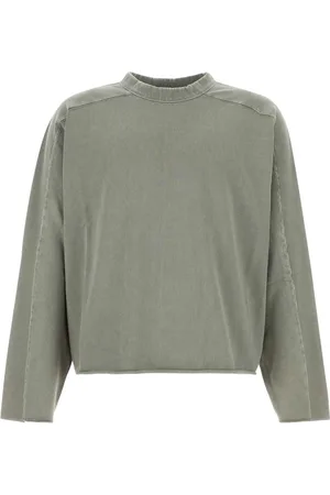 Entire Studios Top, Herre, Grå, M, Bomuld, Oversize Duegrå Bomuld T-shirt