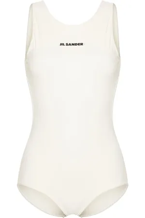 Jil Sander Badetøj, Dame, Hvid, L, Hvid badedragt