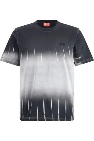 Diesel Top, Herre, Sort, S, Bomuld, T-Adjust-R21 Tie-Dye T-Shirt