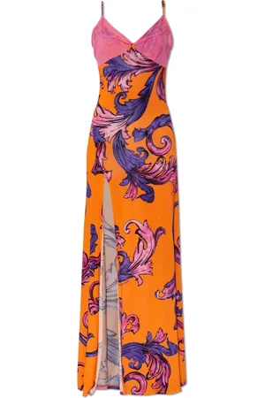 VERSACE Kjole, Dame, , 2XS, Uld, Kjole med frontslids