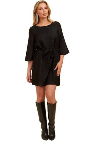 Dry Lake Kjole, Dame, Sort, XS, Elegant Kailey Kjole