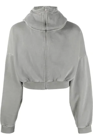 Entire Studios Sweathshirts & Hoodies, Dame, Grå, S, Bomuld, Rhino Full Zip Jakke