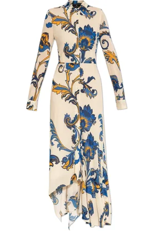 Etro Kjole, Dame, , S, Uld, Kjole med blomstermønster