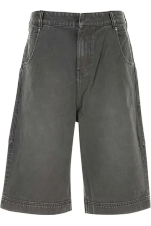 Entire Studios Shorts, Herre, Grå, XL, Denim, Mørkegrå Denim Bermuda Shorts