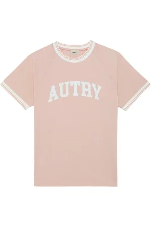 Autry Top, Dame, Lyserød, L, Bomuld, Rundhals T-shirt