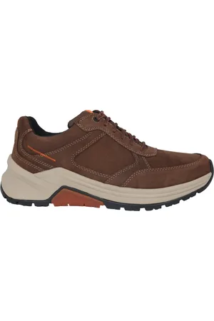 Gabor Sko, Herre, Brun, 42 1/2 EU, Læder, Herres rullende sneakers - Brun