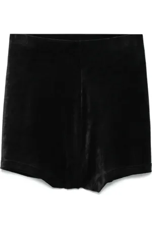 Rick Owens Shorts, Dame, Sort, M, Denim, Sorte Cut Off Denim Shorts