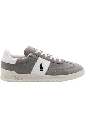 Ralph Lauren Sko, Herre, Grå, 42 EU, Uld, Stilfuld Sneaker Demain Kollektion