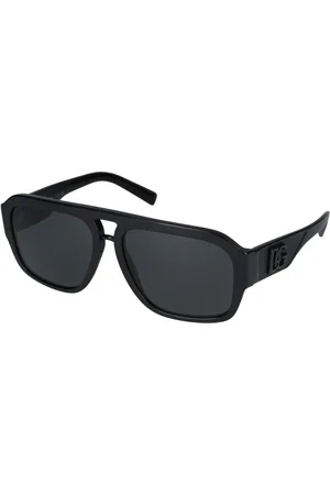 Dolce & Gabbana Tilbehør, Herre, Sort, 58 MM, Uld, Stilfulde solbriller 0Dg4403