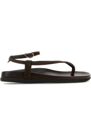 Ancient Greek Sandals Sko, Dame, Brun, 38 EU, Satin, Brun Satin Tåremssandaler