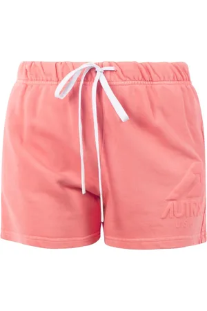 Autry Shorts, Dame, Lyserød, XS, Bomuld, Bomuldsshorts med elastik i taljen og logo detaljer