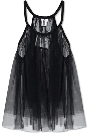 Comme des Garçons Top, Dame, Sort, S, Tyl, Tyl top