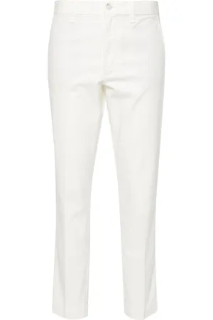 Ralph Lauren Bukser, Dame, Hvid, S, Bomuld, Afslappet Hvid Bomuldssweatpants