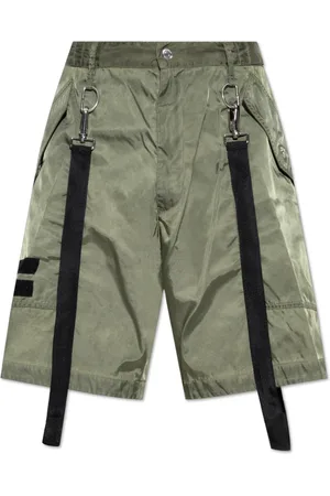 Dsquared2 Shorts, Herre, Grøn, 2XL, Shorts med aftagelige stropper