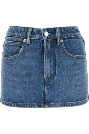 Alexander Wang Shorts, Dame, Blå, W27, Denim, Denim Stretch Shorts