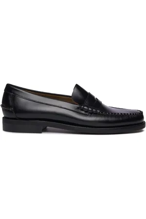 SEBAGO Sko, Herre, Sort, 44 EU, Uld, Sort Penny Loafer Sko