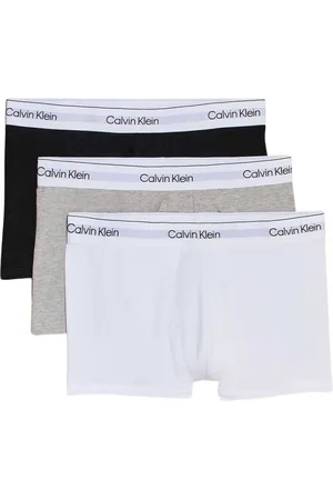 Calvin Klein Undertøj, Herre, Flerfarvet, S, Bomuld, Trunk Boxers 3-pak