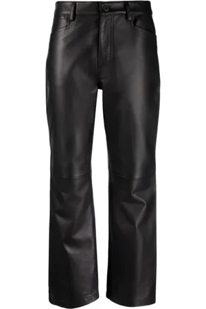 Proenza Schouler Bukser, Dame, Sort, 2XS, Læder, Bukser