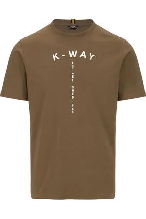 K-Way Top, Herre, Brun, 2XL, Bomuld, Afslappet T-shirt og Polo Kollektion