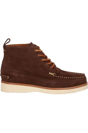 Ralph Lauren Sko, Herre, Brun, 43 EU, Suede, Suede Ranger Støvler