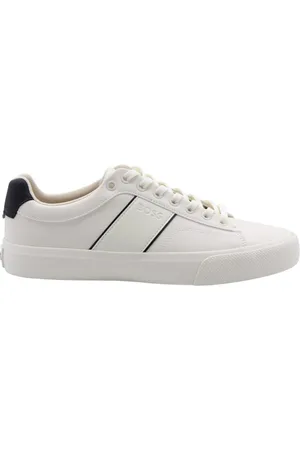 HUGO BOSS Sko, Herre, Hvid, 46 EU, Mode Sneaker med Zuurstof