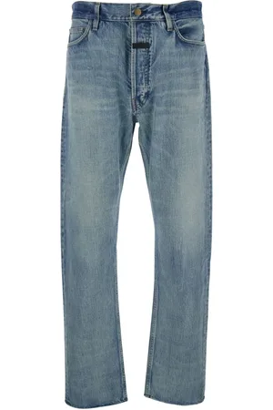 FEAR OF GOD Jeans, Herre, Blå, W33, Bomuld, Straight Leg Jeans