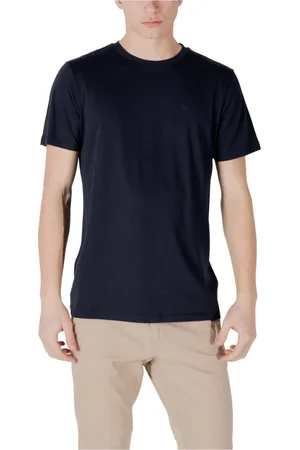 Antony Morato Top, Herre, Blå, XL, Bomuld, Blå Rund Hals T-Shirt til Mænd