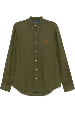 Ralph Lauren Skjorte, Herre, Grøn, L, Skjorte