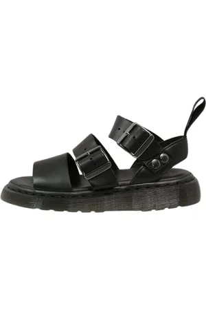 Dr. Martens Sko, Dame, Sort, 43 EU, Uld, Stilfulde Sandaler til Mænd og Kvinder