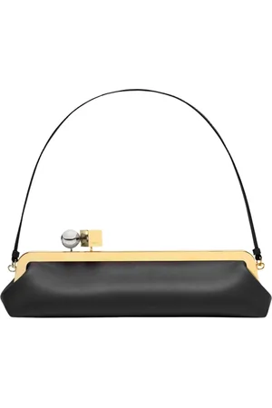 Jacquemus Taske, Dame, Sort, ONE SIZE, Læder, Sort læderclutch taske