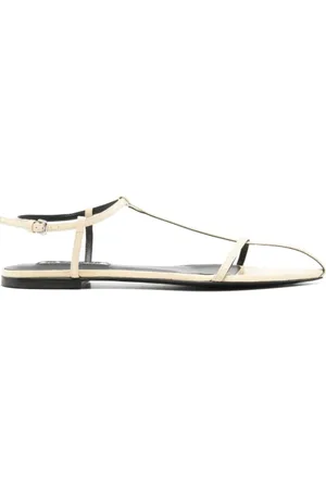 Jil Sander Sko, Dame, , 38 EU, Læder, Cage Sandaler