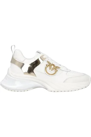 Pinko Sko, Dame, Hvid, 39 EU, Uld, Sneakers