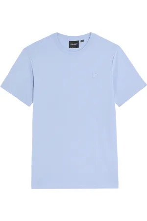 Lyle & Scott Top, Herre, Blå, M, SS T-shirts Superfine T-Shirt