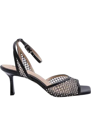 Lola Cruz Sko, Dame, Sort, 37 EU, Uld, Sort Sandal med Stilfuldt Design