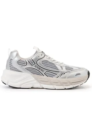 Iceberg Sko, Herre, Grå, 45 EU, ICB ONE sneakers i sokversion