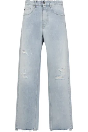 Golden Goose Jeans, Herre, Blå, W31, Bomuld, Blå Bukser til Mænd
