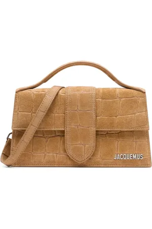 Jacquemus Taske, Dame, Brun, ONE SIZE, Uld, Brun Krokodilleeffekt Skuldertaske