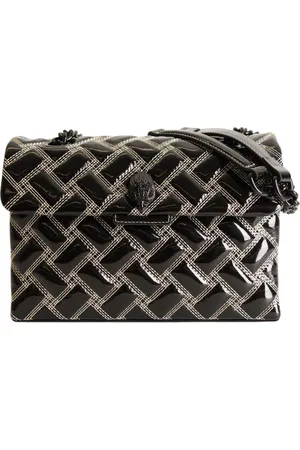 Kurt Geiger Taske, Dame, Sort, ONE SIZE, Uld, Stilfuld Crossbody Håndtaske