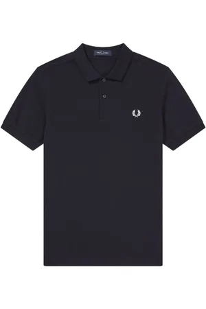 Fred Perry Top, Herre, Blå, L, Bomuld, Cotton Piqué Regular Fit Skjorte