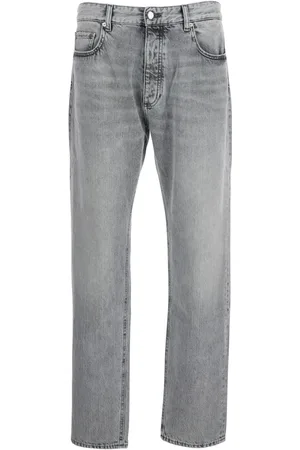Icon Denim Jeans, Herre, Grå, W36, Bomuld, Baggy Jeans i Grå