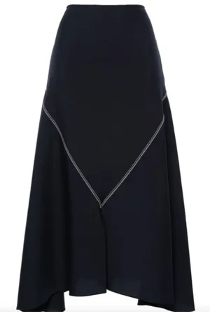 Marni Nederdel, Dame, Blå, S, Navy A-Line Nederdel