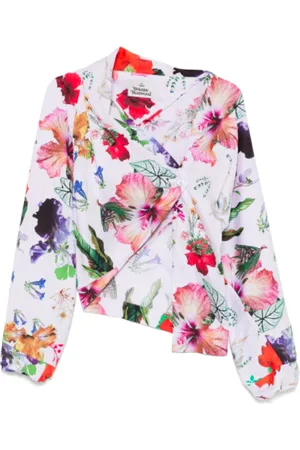 Vivienne Westwood Bluser & Skjorter, Dame, Flerfarvet, S, Blomstret Natalia Skjorte