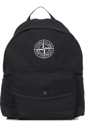 Stone Island Taske, Herre, Sort, ONE SIZE, Bomuld, Sort Rygsæk