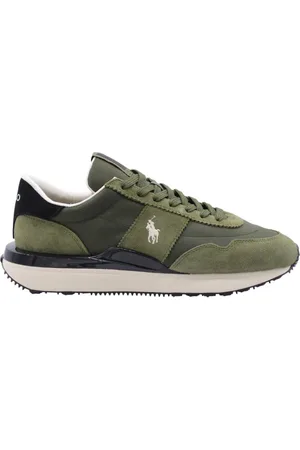 Ralph Lauren Sko, Herre, Grøn, 42 EU, Uld, Stilfuld Sneaker til Ultimativ Komfort