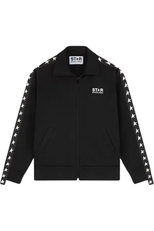 Golden Goose Sweathshirts & Hoodies, Herre, Sort, L, Polyester, Sort Polyester Sweater med Lynlås
