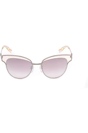 Trussardi Tilbehør, Dame, Grå, 56 MM, Uld, Stilfulde Metal Solbriller