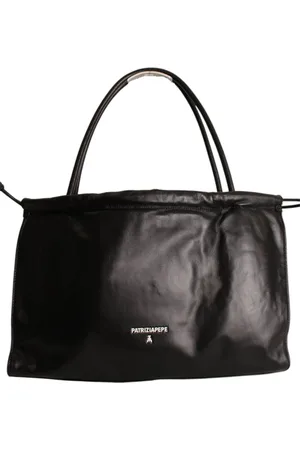 Patrizia Pepe Taske, Dame, Sort, ONE SIZE, Uld, Stilfuld Shopper Håndtaske