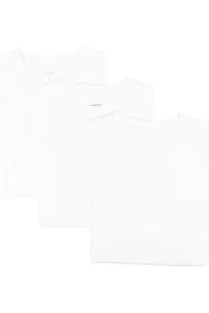 Jil Sander Top, Herre, Hvid, L, Bomuld, Hvid T-shirt 3-pak