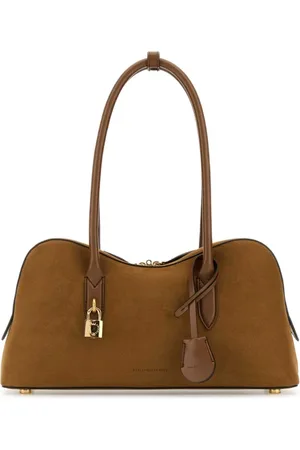 Stella McCartney Taske, Dame, Brun, ONE SIZE, Uld, Ryder Skuldertaske i Kamelskind