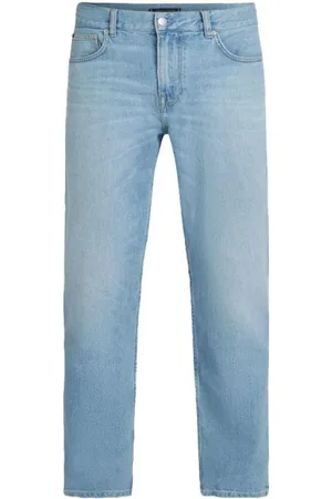 Tommy Hilfiger Jeans, Herre, Blå, W32 L32, Blå Straight Heron Jeans
